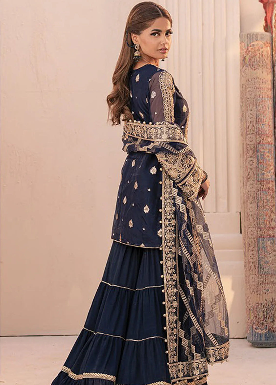 Miorah By House Of Nawab Embroidered Suit Unstitched 3 Piece HON24M D-3 Iramma A - Festive Collection