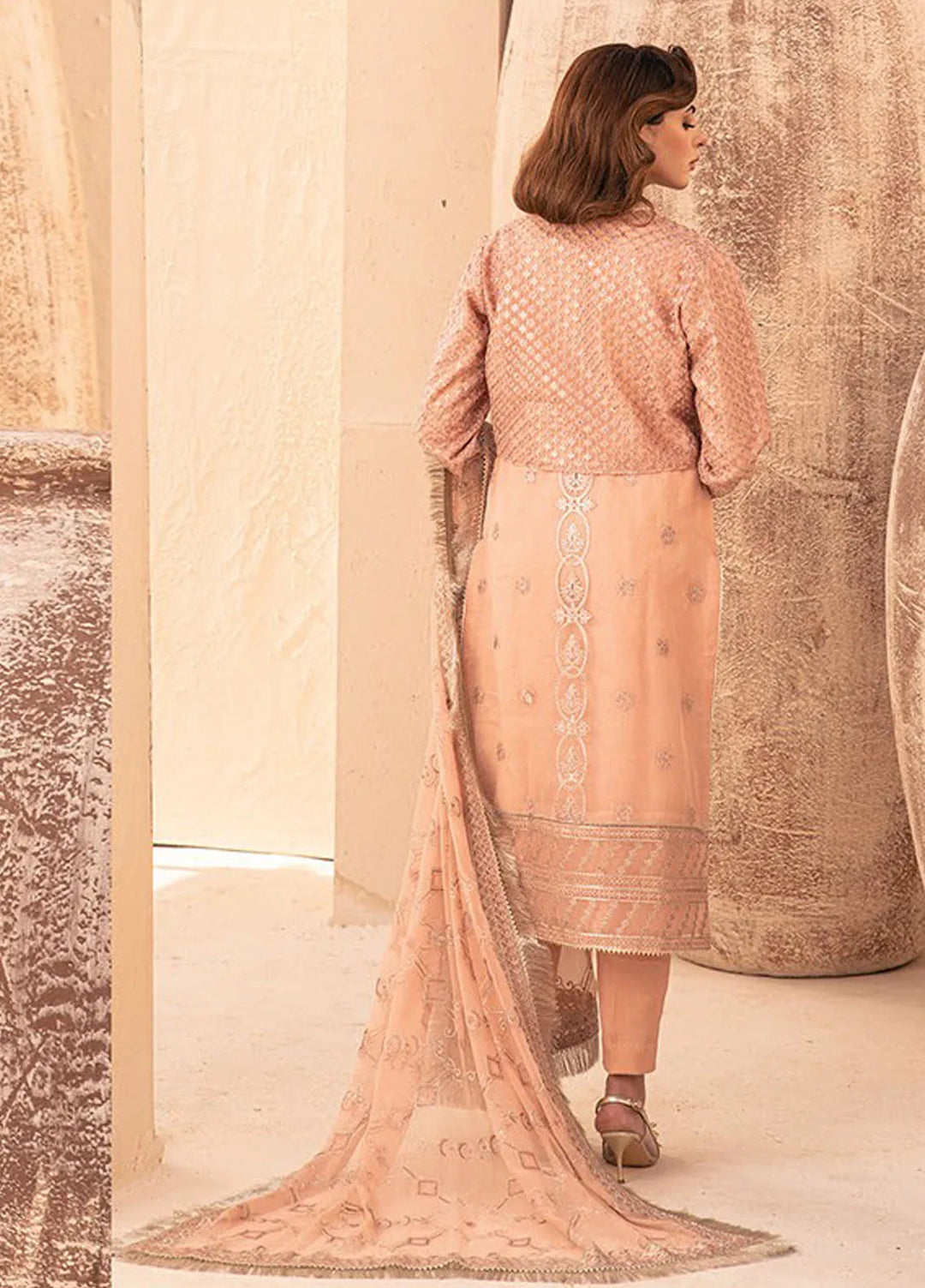 Miorah By House Of Nawab Embroidered Suit Unstitched 3 Piece HON24M D-4 Ivaan B - Festive Collection