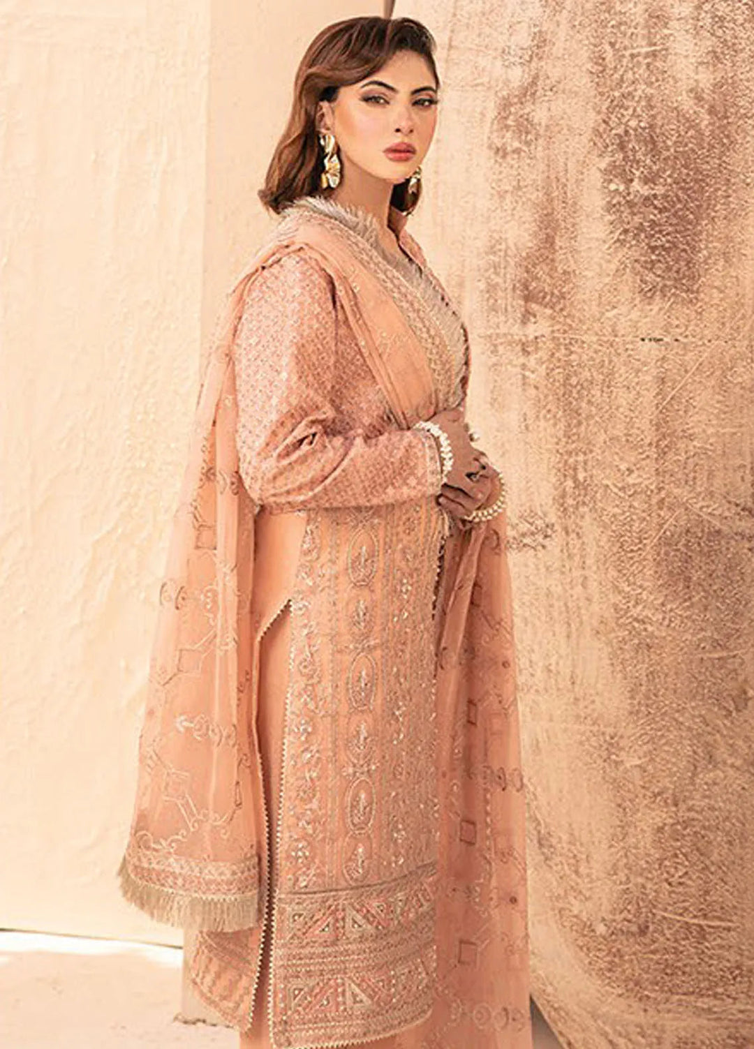 Miorah By House Of Nawab Embroidered Suit Unstitched 3 Piece HON24M D-4 Ivaan B - Festive Collection