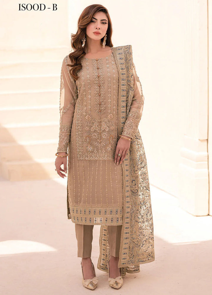Miorah By House Of Nawab Embroidered Suit Unstitched 3 Piece HON24M D-5 Isood B - Festive Collection