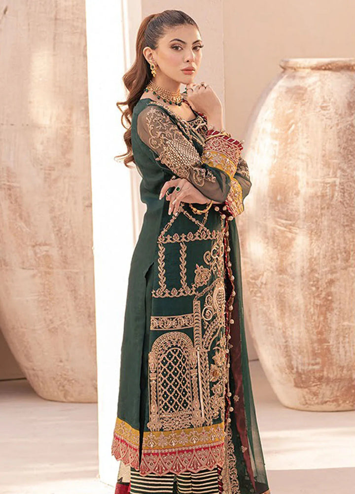 Miorah By House Of Nawab Embroidered Suit Unstitched 3 Piece HON24M D-6 Zidhar A - Festive Collection