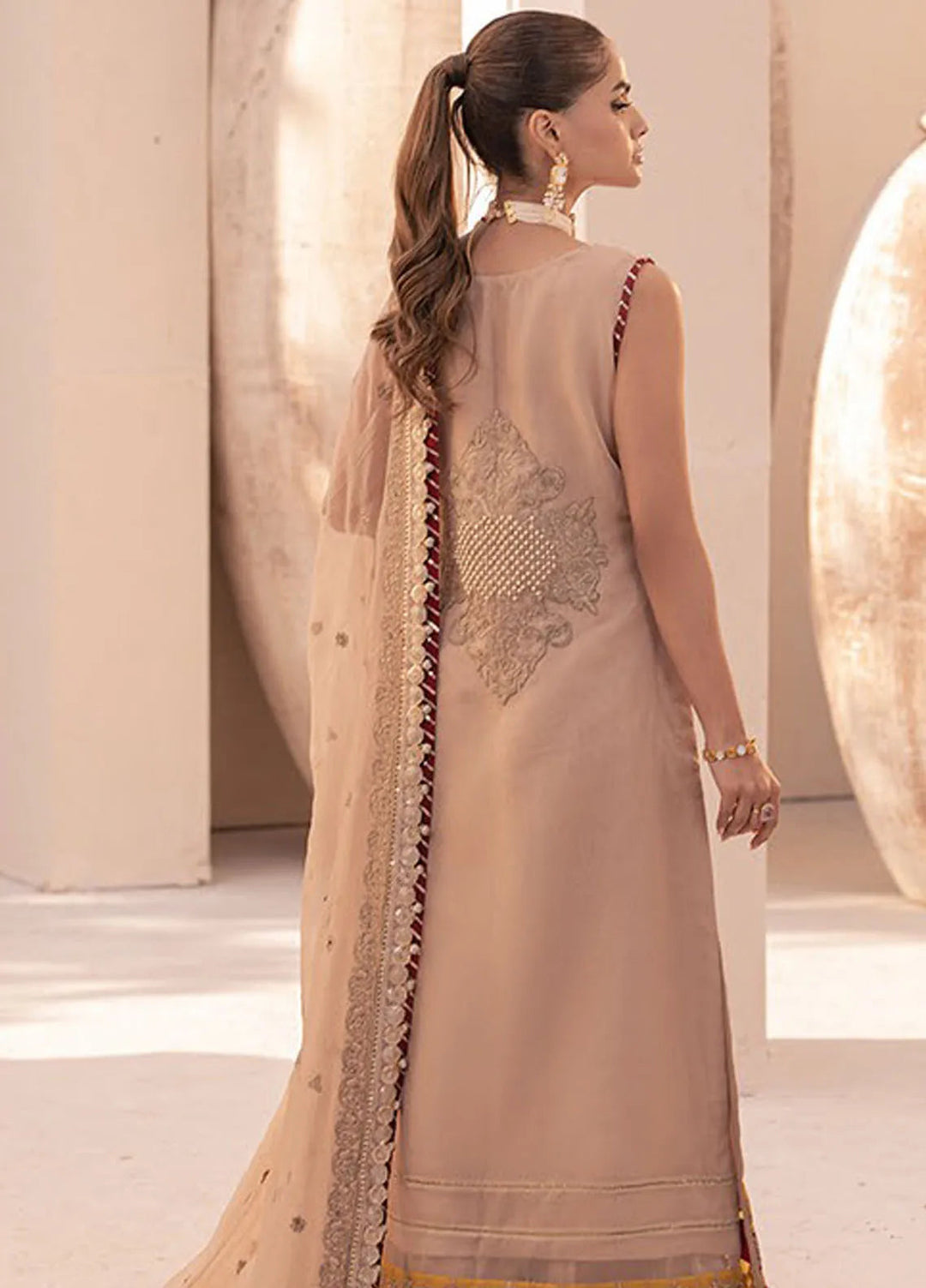 Miorah By House Of Nawab Embroidered Suit Unstitched 3 Piece HON24M D-6 Zidhar B - Festive Collection