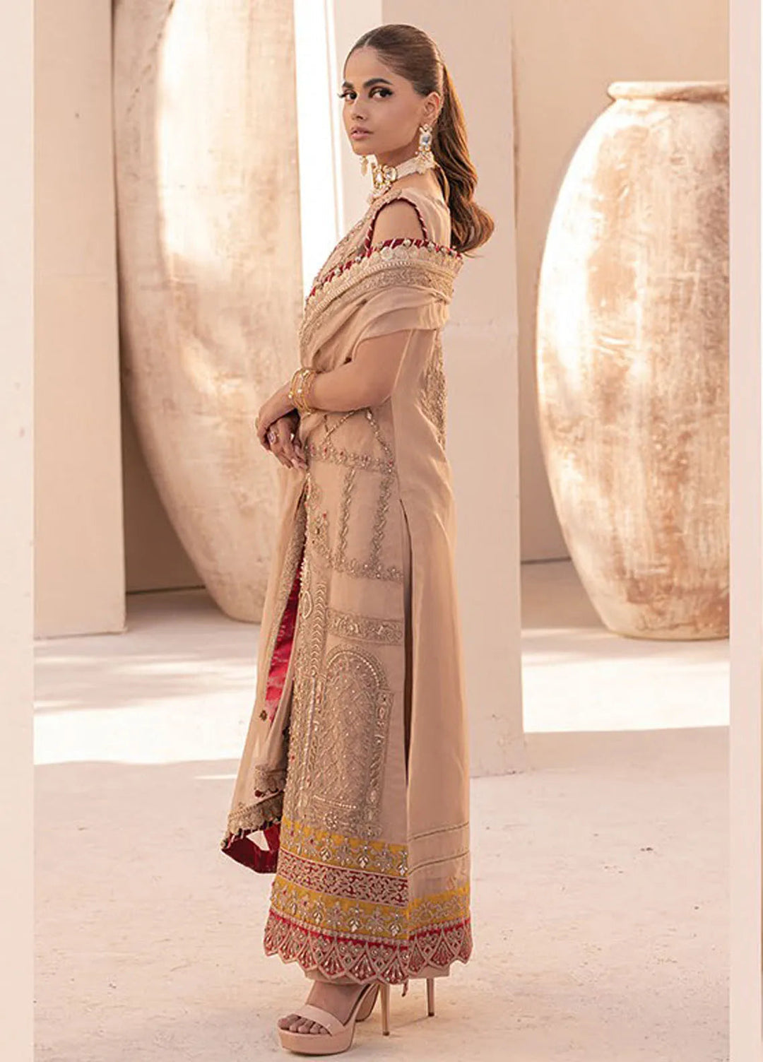 Miorah By House Of Nawab Embroidered Suit Unstitched 3 Piece HON24M D-6 Zidhar B - Festive Collection