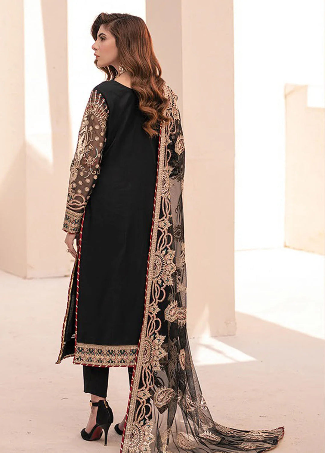 Miorah By House Of Nawab Embroidered Suit Unstitched 3 Piece HON24M D-7 Binah A - Festive Collection