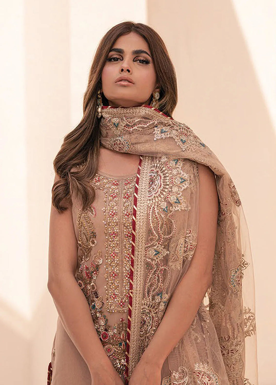 Miorah By House Of Nawab Embroidered Suit Unstitched 3 Piece HON24M D-7 Binah B - Festive Collection