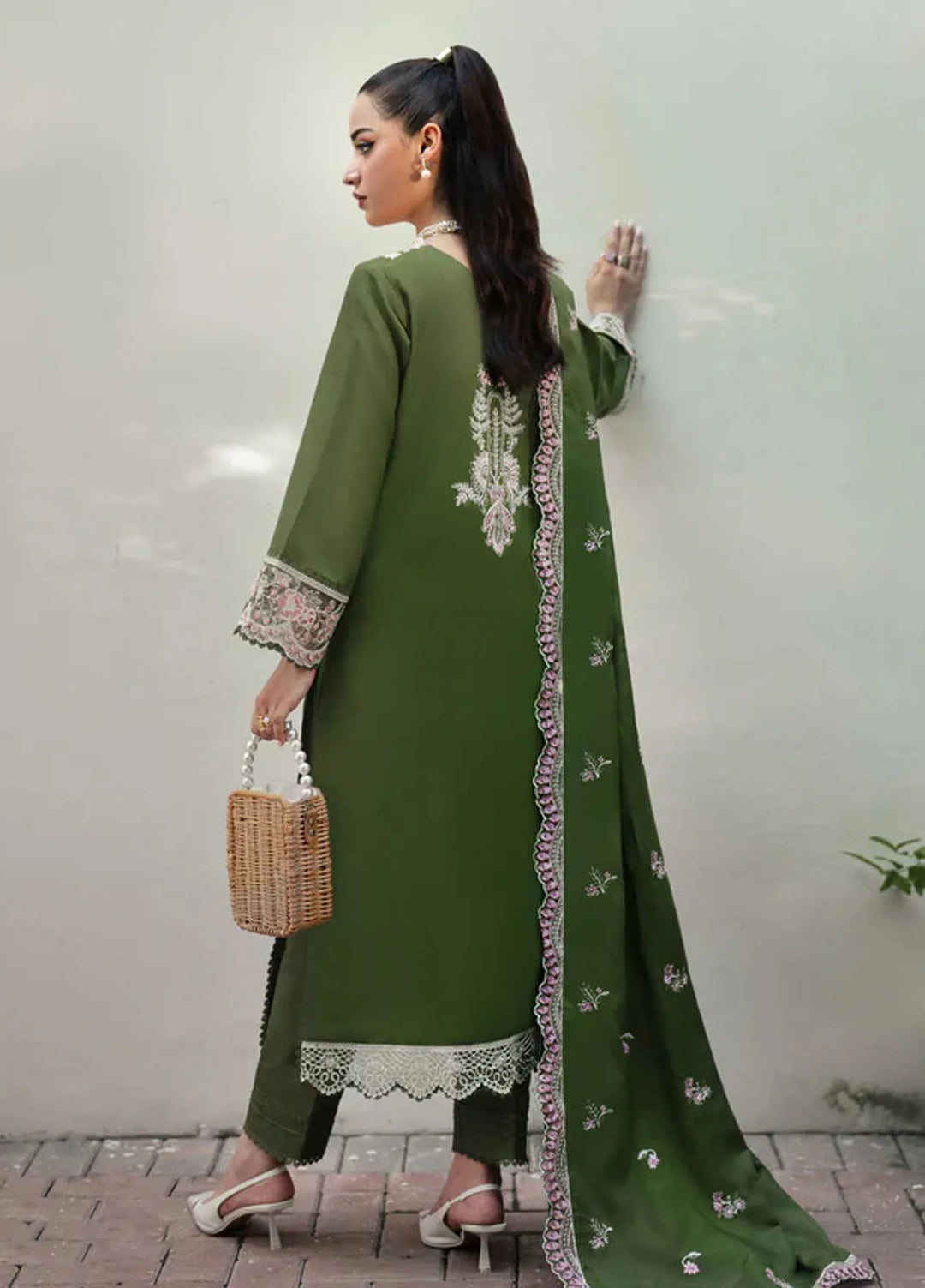Miraal By Aabyaan Embroidered Chikankari Suit Unstitched 3 Piece ABY24M AV-01 Minah - Winter Collection