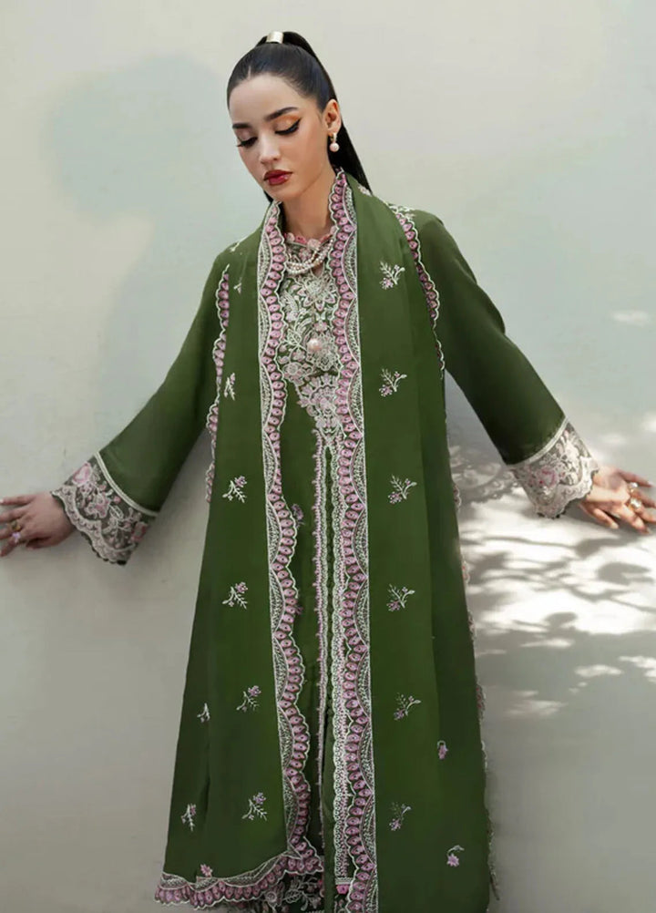 Miraal By Aabyaan Embroidered Chikankari Suit Unstitched 3 Piece ABY24M AV-01 Minah - Winter Collection