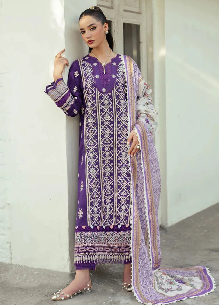Miraal By Aabyaan Embroidered Chikankari Suit Unstitched 3 Piece ABY24M AV-02 Aymeen - Winter Collection