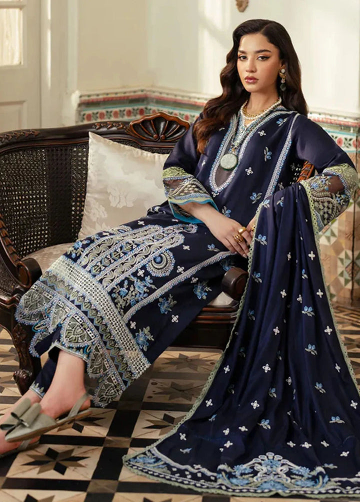 Miraal By Aabyaan Embroidered Chikankari Suit Unstitched 3 Piece ABY24M AV-03 Siran - Winter Collection