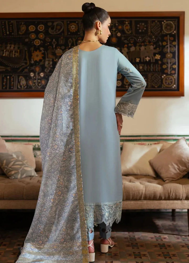 Miraal By Aabyaan Embroidered Chikankari Suit Unstitched 3 Piece ABY24M AV-04 Maleen - Winter Collection