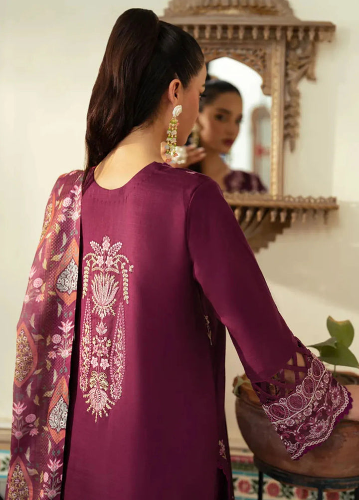 Miraal By Aabyaan Embroidered Chikankari Suit Unstitched 3 Piece ABY24M AV-05 Besma - Winter Collection