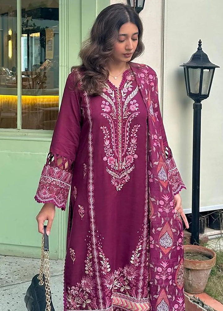 Miraal By Aabyaan Embroidered Chikankari Suit Unstitched 3 Piece ABY24M AV-05 Besma - Winter Collection