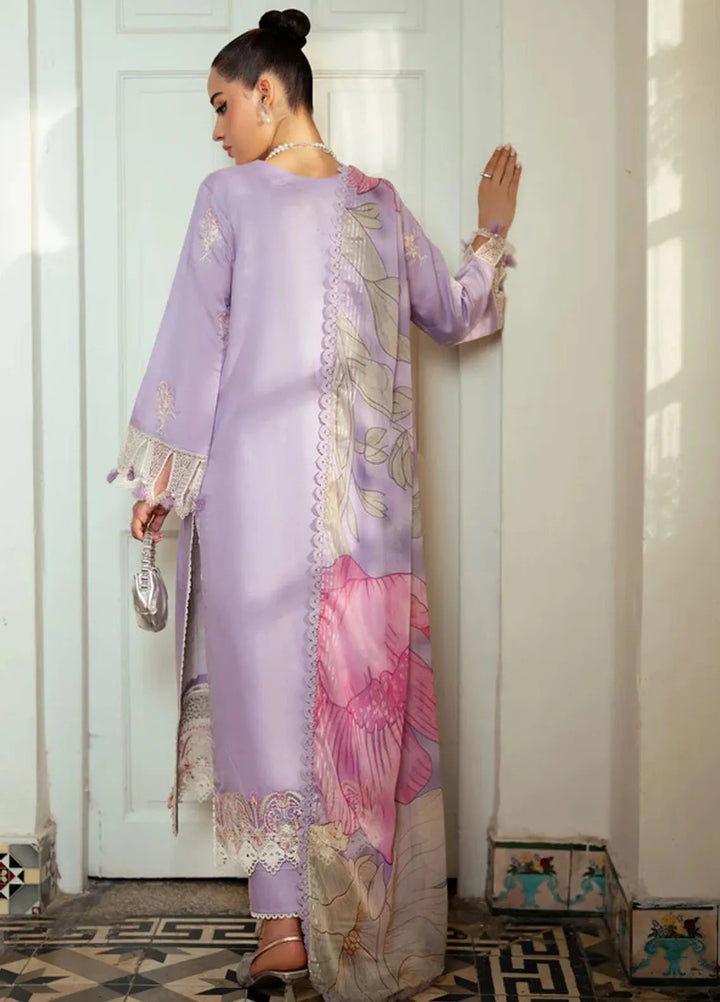 Miraal By Aabyaan Embroidered Chikankari Suit Unstitched 3 Piece ABY24M AV-08 Suhana - Winter Collection