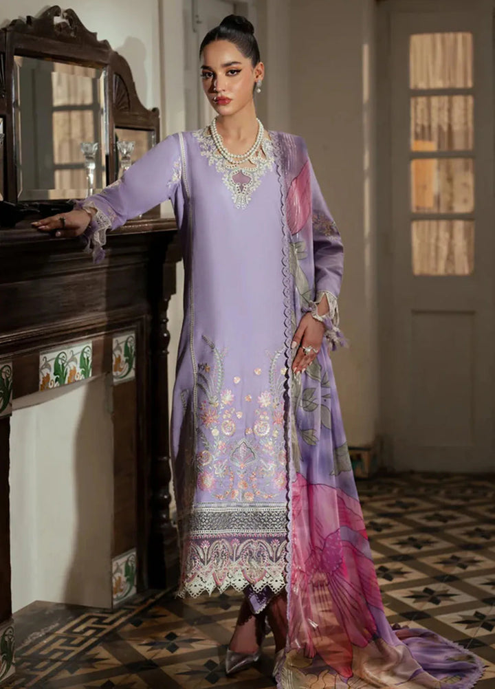 Miraal By Aabyaan Embroidered Chikankari Suit Unstitched 3 Piece ABY24M AV-08 Suhana - Winter Collection