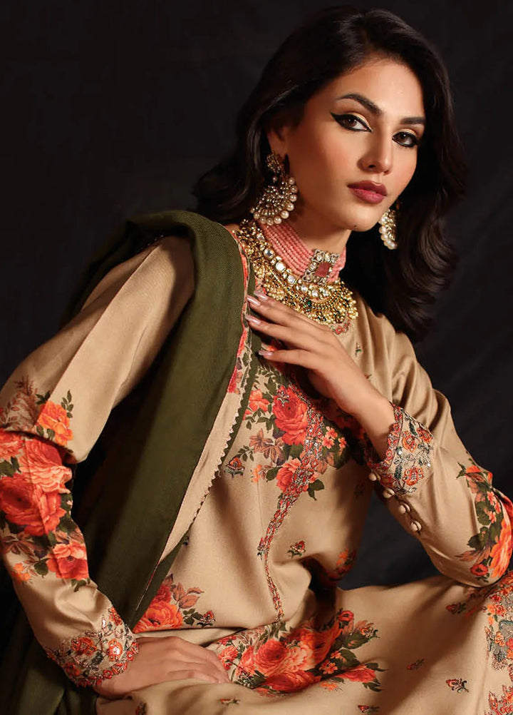 Miraas by Charizma Embroidered Viscose Suit Unstitched 3 Piece CMW4-02 - Winter Collection