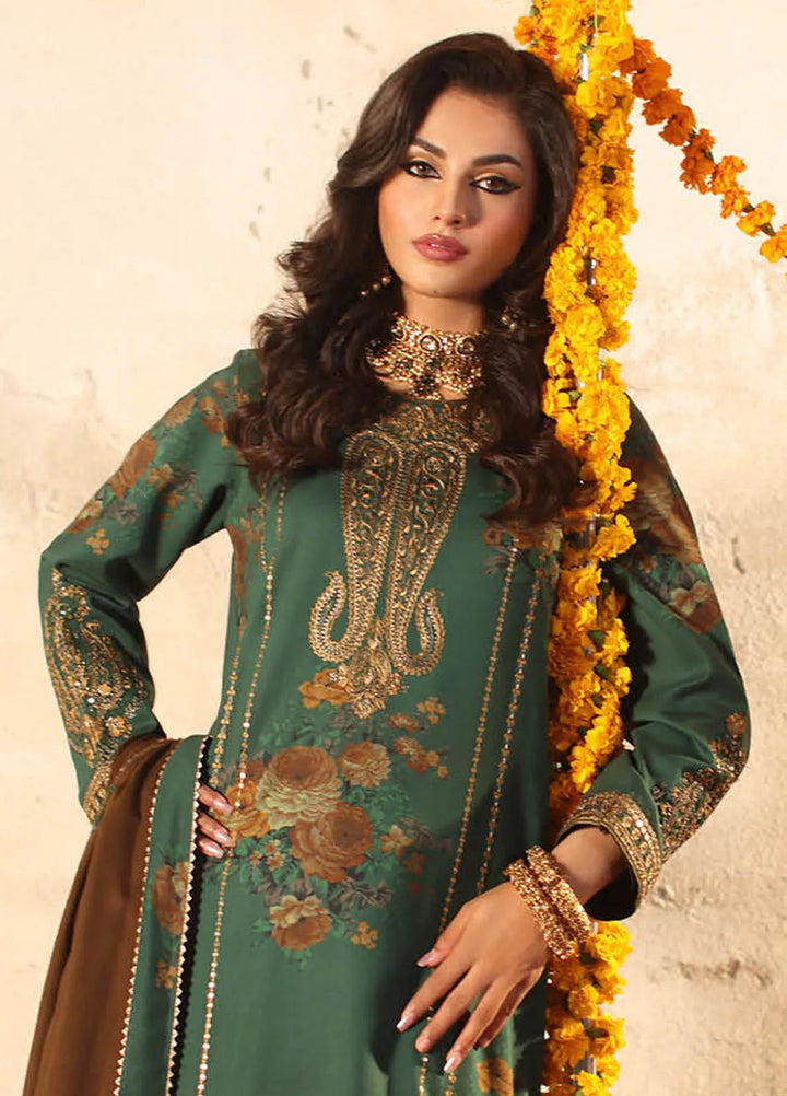 Miraas by Charizma Embroidered Viscose Suit Unstitched 3 Piece CMW4-04 - Winter Collection