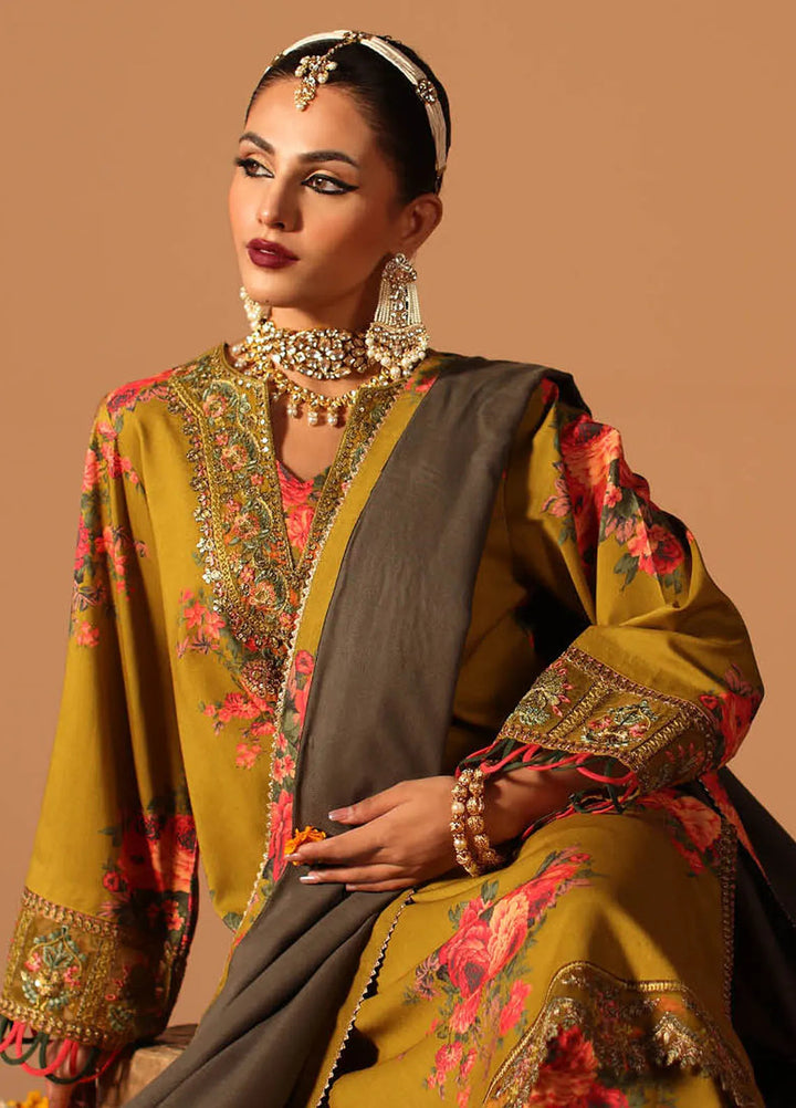 Miraas by Charizma Embroidered Viscose Suit Unstitched 3 Piece CMW4-05 - Winter Collection