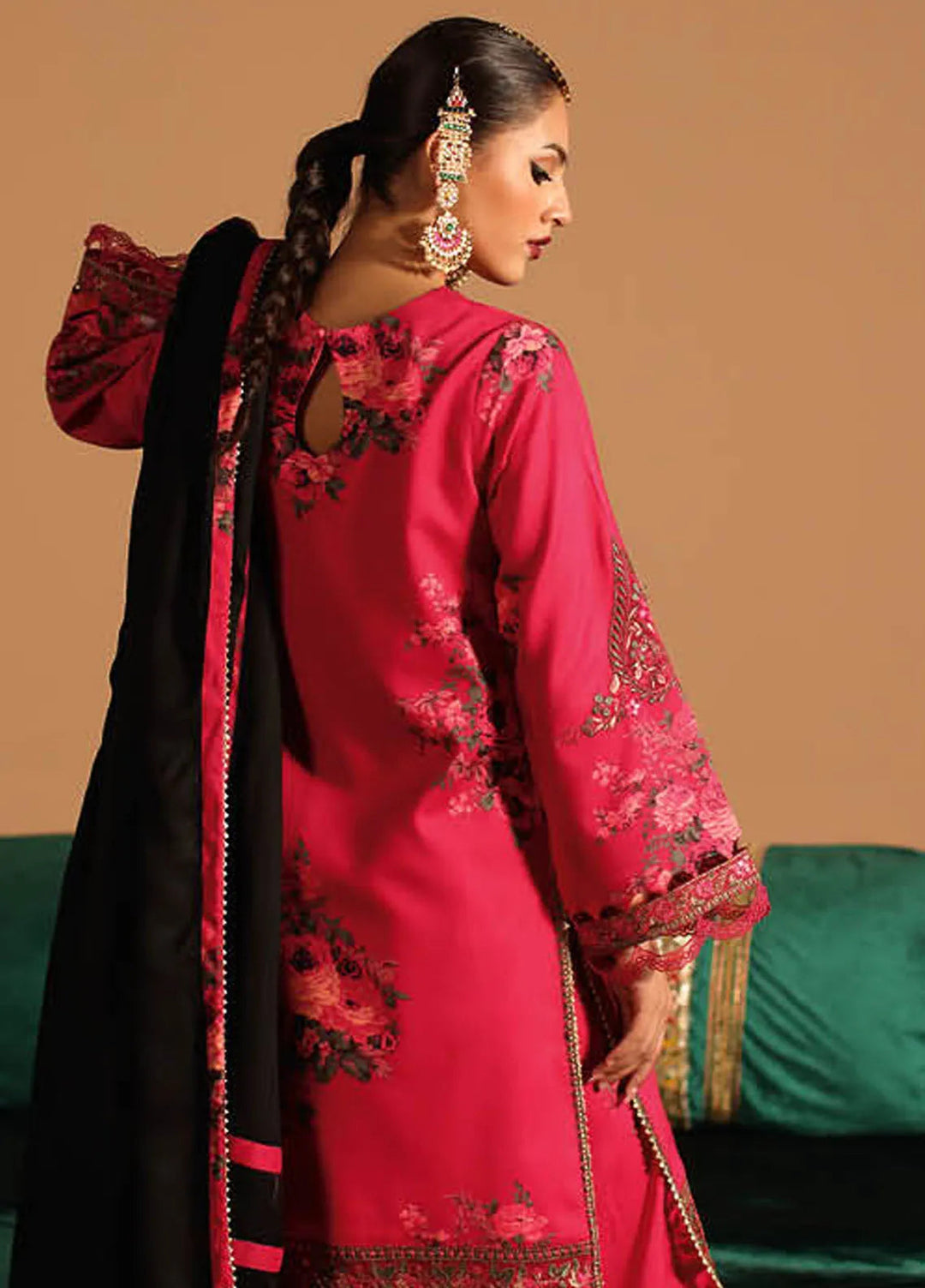 Miraas by Charizma Embroidered Viscose Suit Unstitched 3 Piece CMW4-06 - Winter Collection