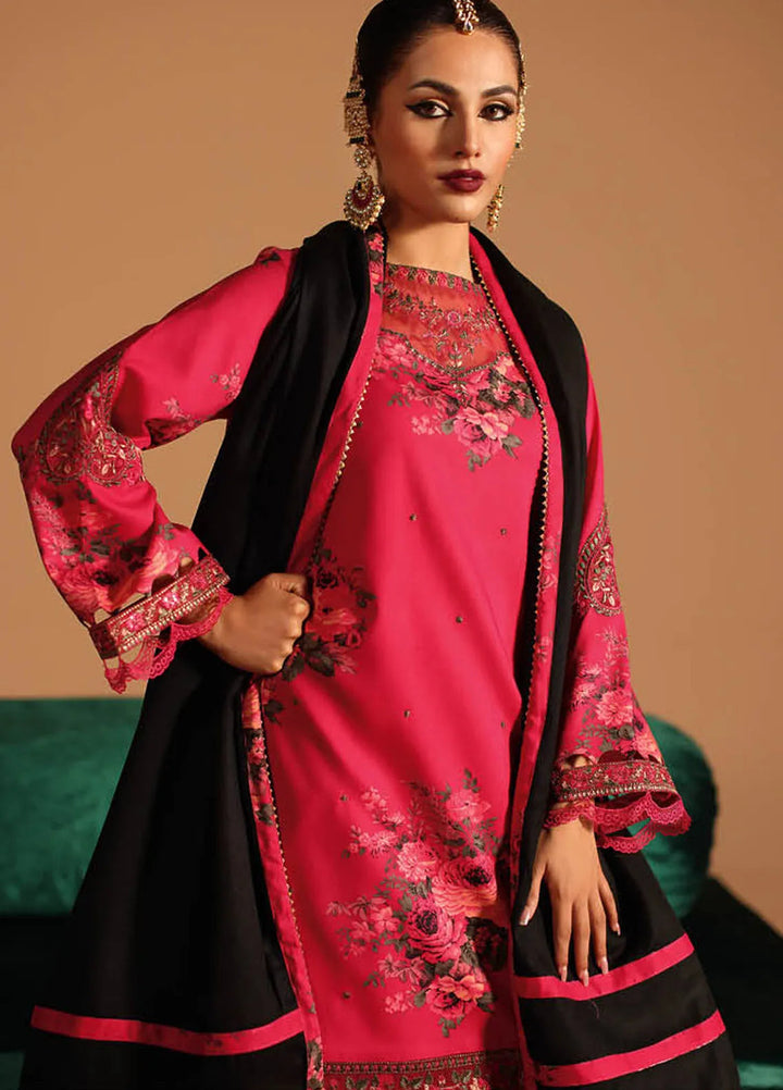 Miraas by Charizma Embroidered Viscose Suit Unstitched 3 Piece CMW4-06 - Winter Collection