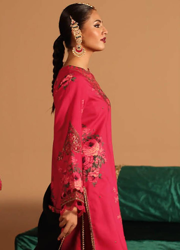 Miraas by Charizma Embroidered Viscose Suit Unstitched 3 Piece CMW4-06 - Winter Collection