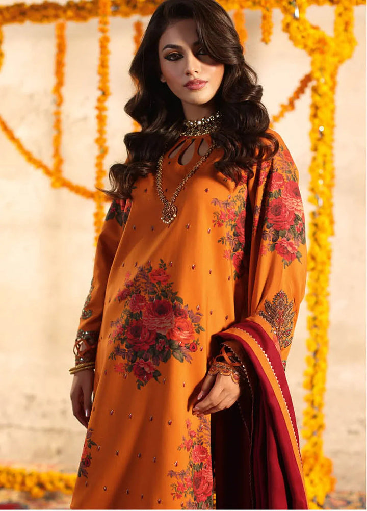 Miraas by Charizma Embroidered Viscose Suit Unstitched 3 Piece CMW4-07 - Winter Collection
