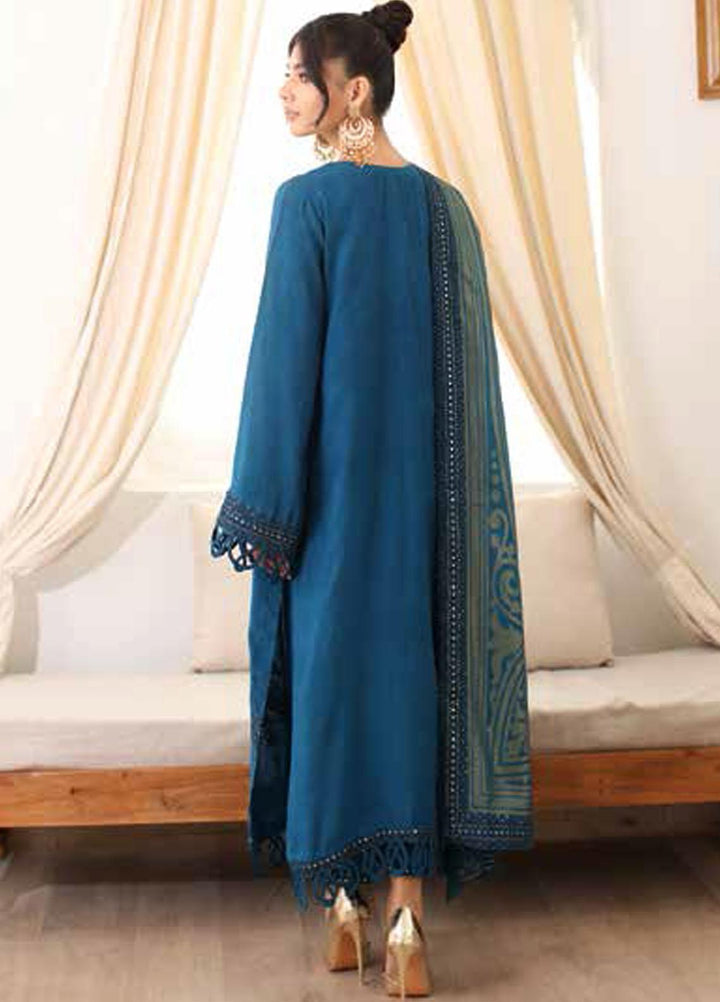 Miraas By Charizma Embroidered Staple Suits Unstitched 3 Piece CRZ23MS CM3-02 - Winter Collection