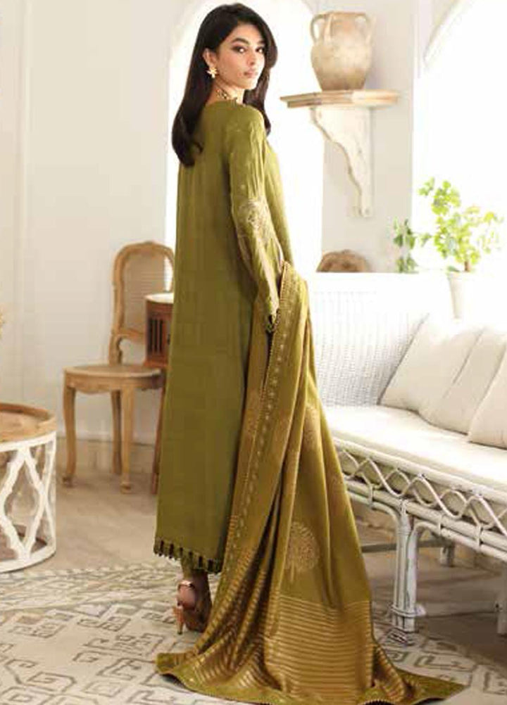 Miraas By Charizma Embroidered Staple Suits Unstitched 3 Piece CRZ23MS CM3-03 - Winter Collection