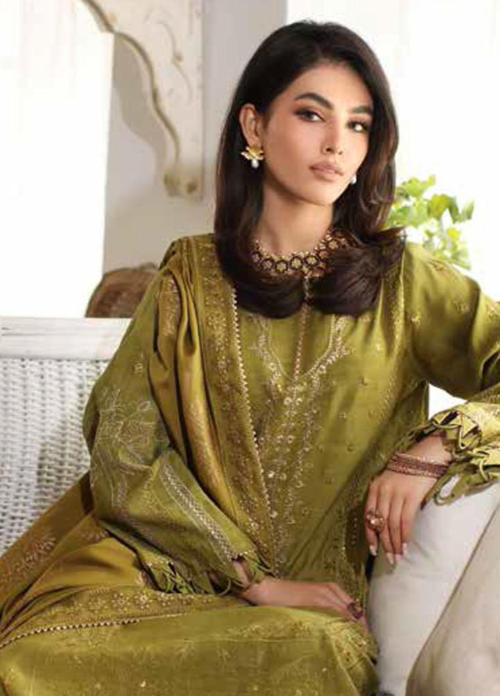 Miraas By Charizma Embroidered Staple Suits Unstitched 3 Piece CRZ23MS CM3-03 - Winter Collection