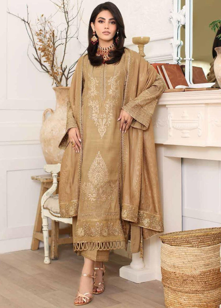 Miraas By Charizma Embroidered Staple Suits Unstitched 3 Piece CRZ23MS CM3-04 - Winter Collection