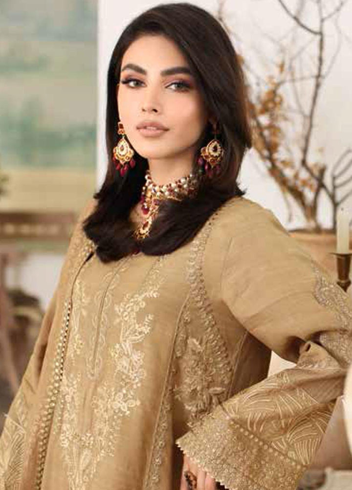 Miraas By Charizma Embroidered Staple Suits Unstitched 3 Piece CRZ23MS CM3-04 - Winter Collection
