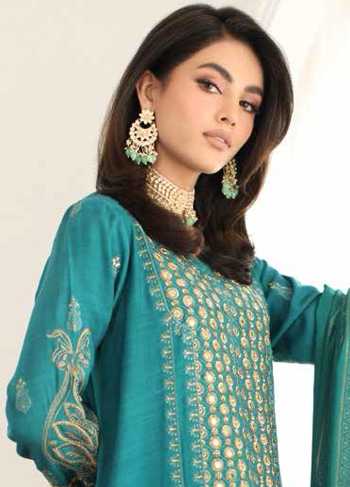 Miraas By Charizma Embroidered Staple Suits Unstitched 3 Piece CRZ23MS CM3-07 - Winter Collection