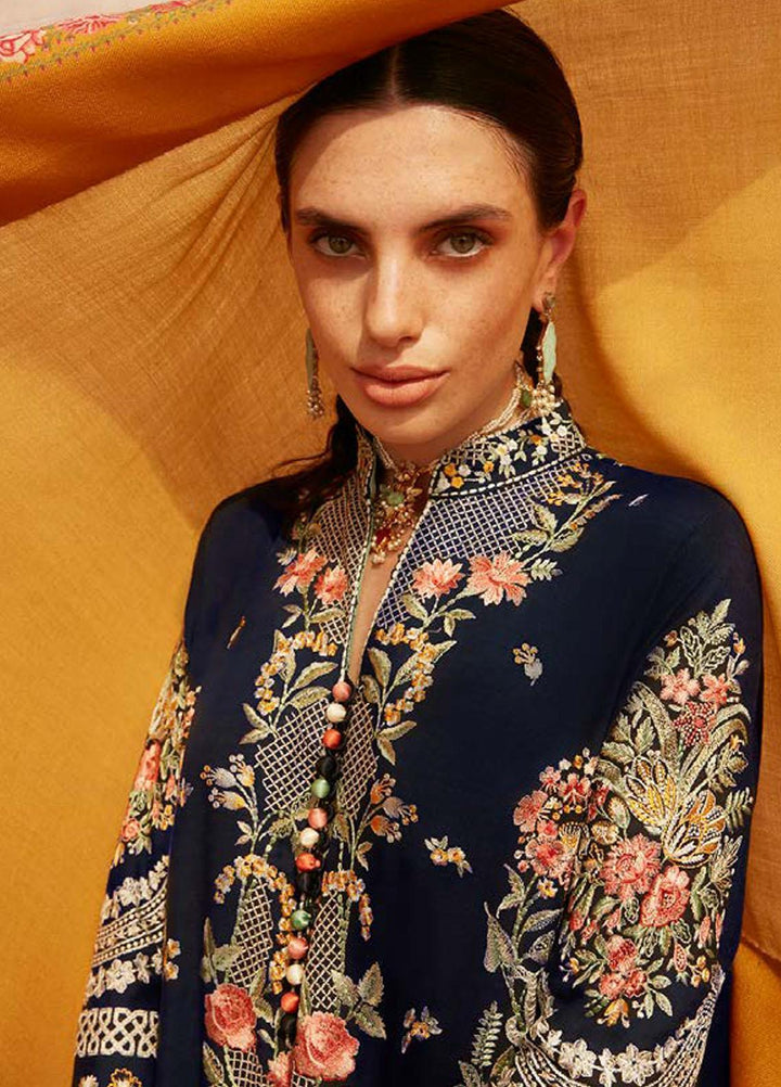 Mirage By Elan Embroidered Slub Khaddar Suits Unstitched 3 Piece EL22M EW21-01 HERA - Winter Collection