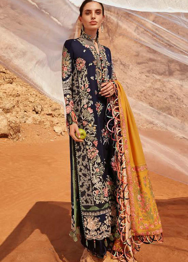 Mirage By Elan Embroidered Slub Khaddar Suits Unstitched 3 Piece EL22M EW21-02 AYANNA - Winter Collection