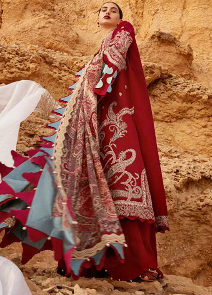 Mirage By Elan Embroidered Slub Khaddar Suits Unstitched 3 Piece EL22M EW21-03 ATHENA - Winter Collection