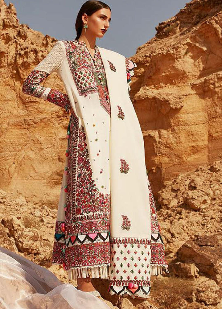 Mirage By Elan Embroidered Slub Khaddar Suits Unstitched 3 Piece EL22M EW21-04 ELANIA - Winter Collection