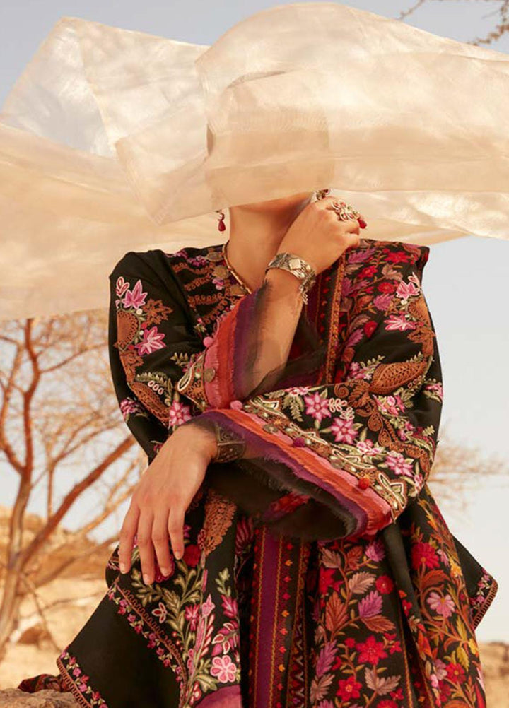 Mirage By Elan Embroidered Slub Khaddar Suits Unstitched 3 Piece EL22M EW21-08 JOLA - Winter Collection
