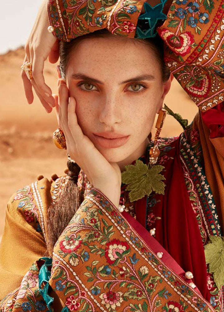 Mirage By Elan Embroidered Slub Khaddar Suits Unstitched 3 Piece EL22M EW21-09 MELIA - Winter Collection