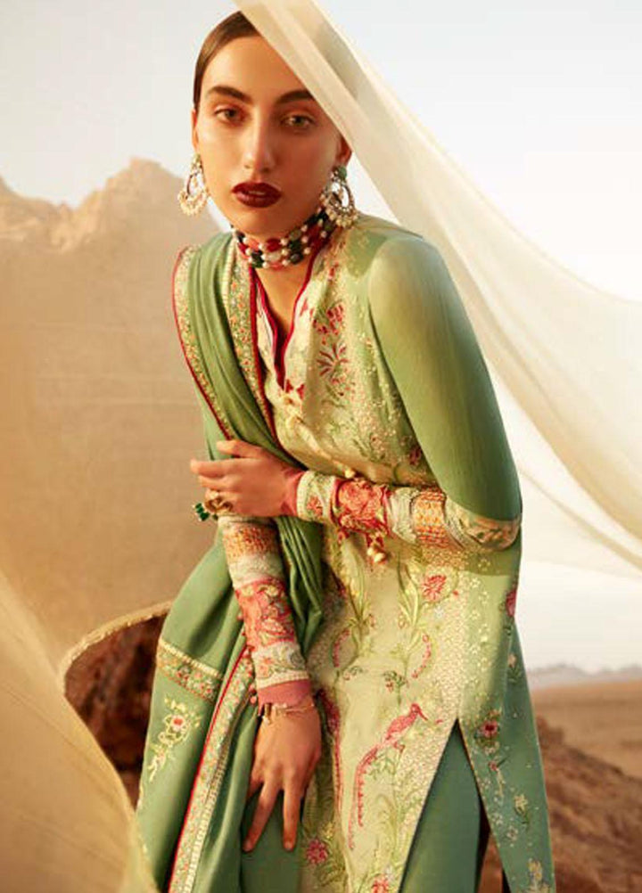 Mirage By Elan Embroidered Slub Khaddar Suits Unstitched 3 Piece EL22M EW21-10 CORA - Winter Collection