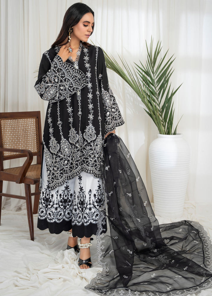 Miras Pret Embroidered Cotton 3 Piece Suit Sia