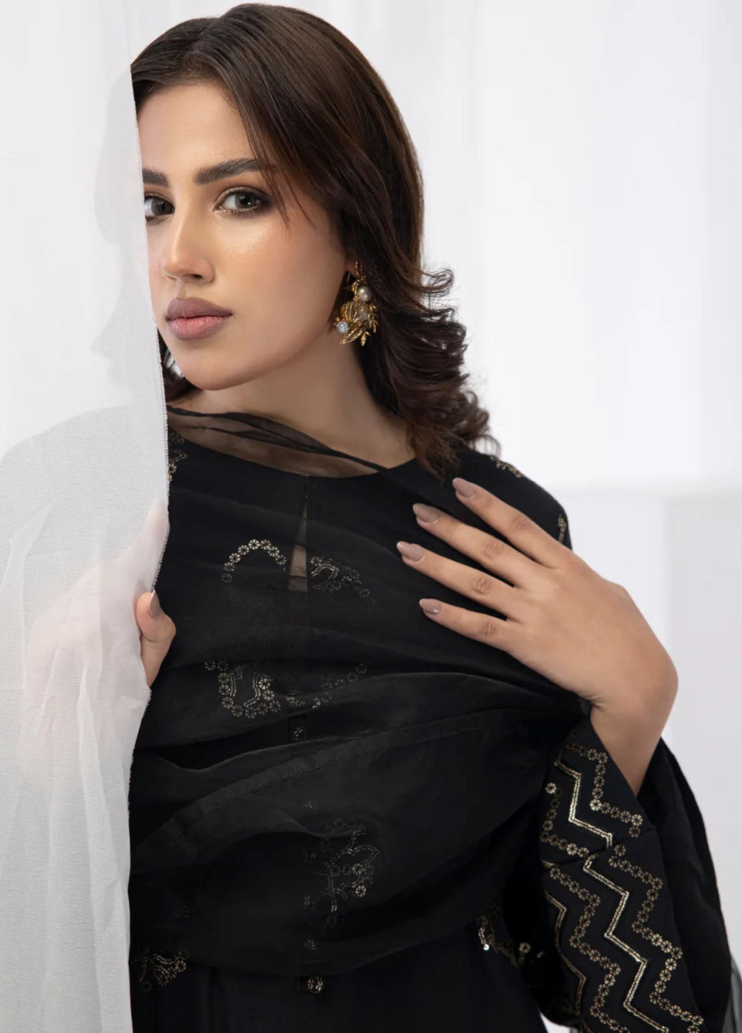 Miras Pret Embroidered Georgette 3 Piece Amayal