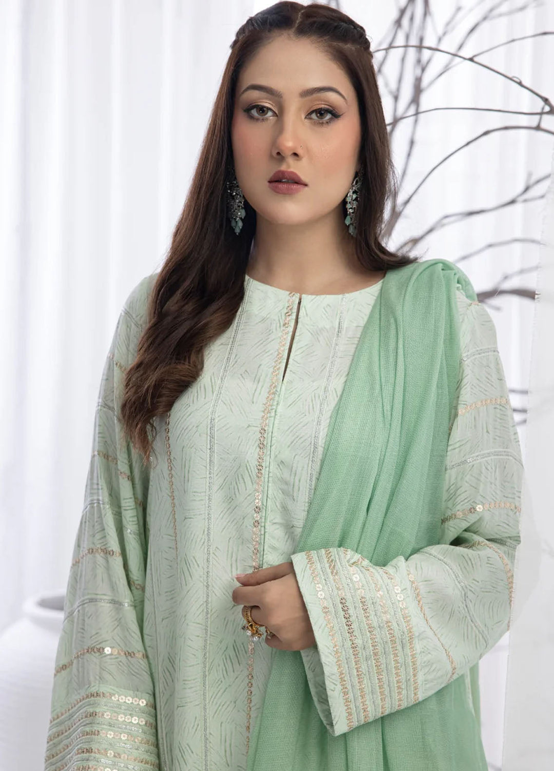 Miras Pret Embroidered Georgette 3 Piece Sybil