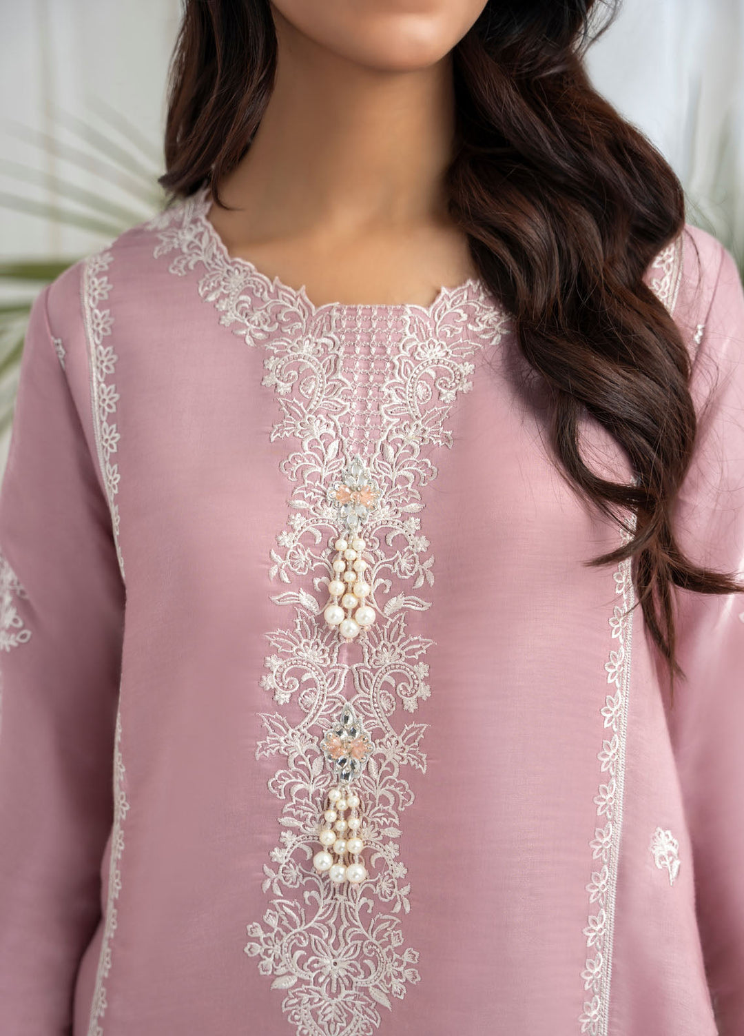 Miras Pret Embroidered Sheesha silk 3 Piece Suit Elle