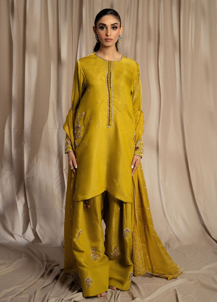 Miras Pret Embroidered Sheesha silk 3 Piece Suit Mabel