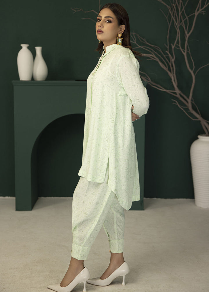 Miras Pret Plain Georgette 2 Piece Suit Aureole