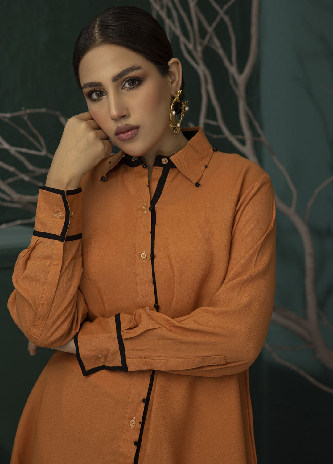 Miras Pret Plain Georgette 2 Piece Suit Autumn