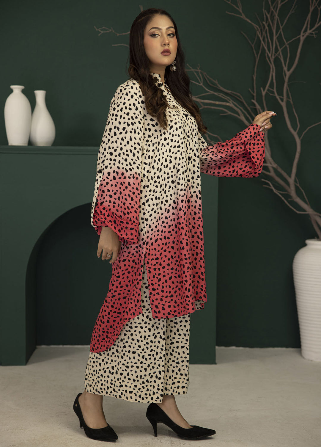 Miras Pret Plain Georgette 2 Piece Suit Eden