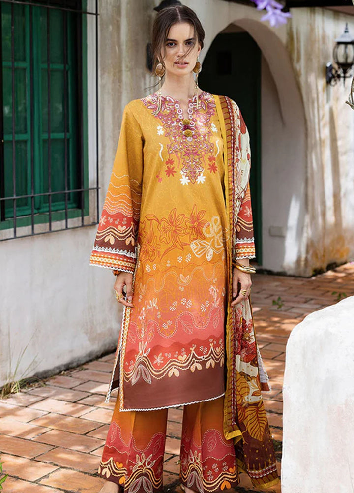 Mirasol by Mushq Embroidered Cambric Suits Unstitched 3 Piece MQ25MH D-03 A Desierto Sol - Summer Collection
