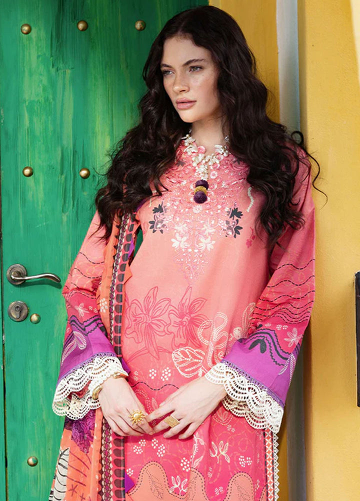 Mirasol by Mushq Embroidered Cambric Suits Unstitched 3 Piece MQ25MH D-03 B Amber Luz - Summer Collection