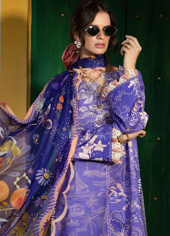 Mirasol by Mushq Embroidered Cambric Suits Unstitched 3 Piece MQ25MH D-04 B Alma Mia - Summer Collection