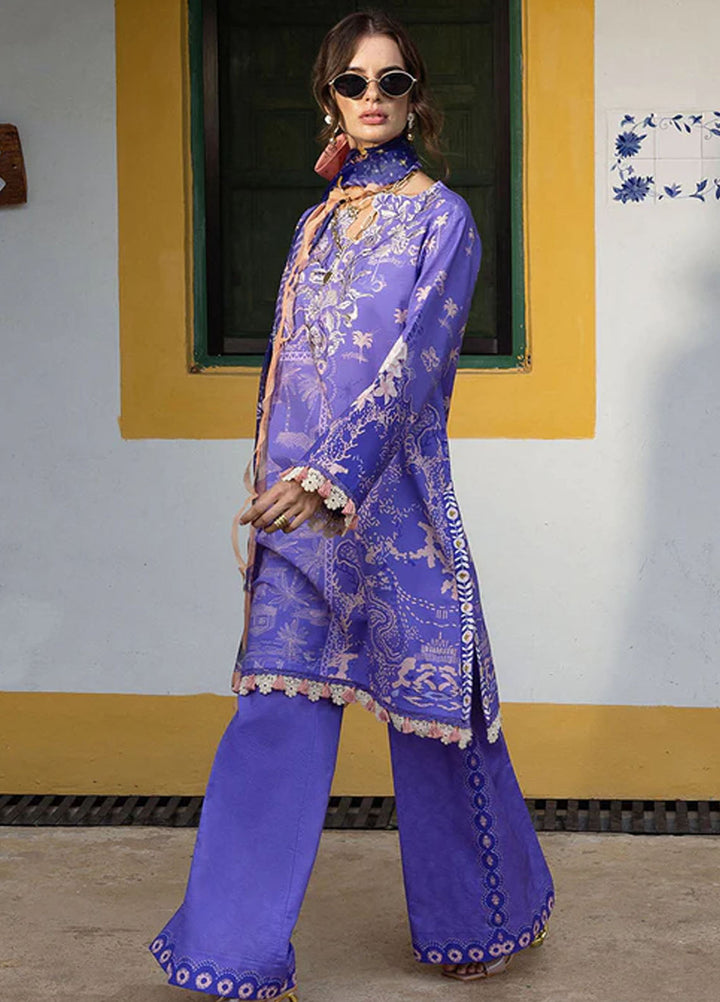 Mirasol by Mushq Embroidered Cambric Suits Unstitched 3 Piece MQ25MH D-04 B Alma Mia - Summer Collection